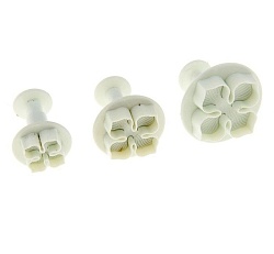 Набор плунжеров кондитерских 4,5х5 см "Клевер", 3 шт