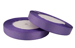 Лента атласная 1,2 см Светло-фиолетовый 23 м